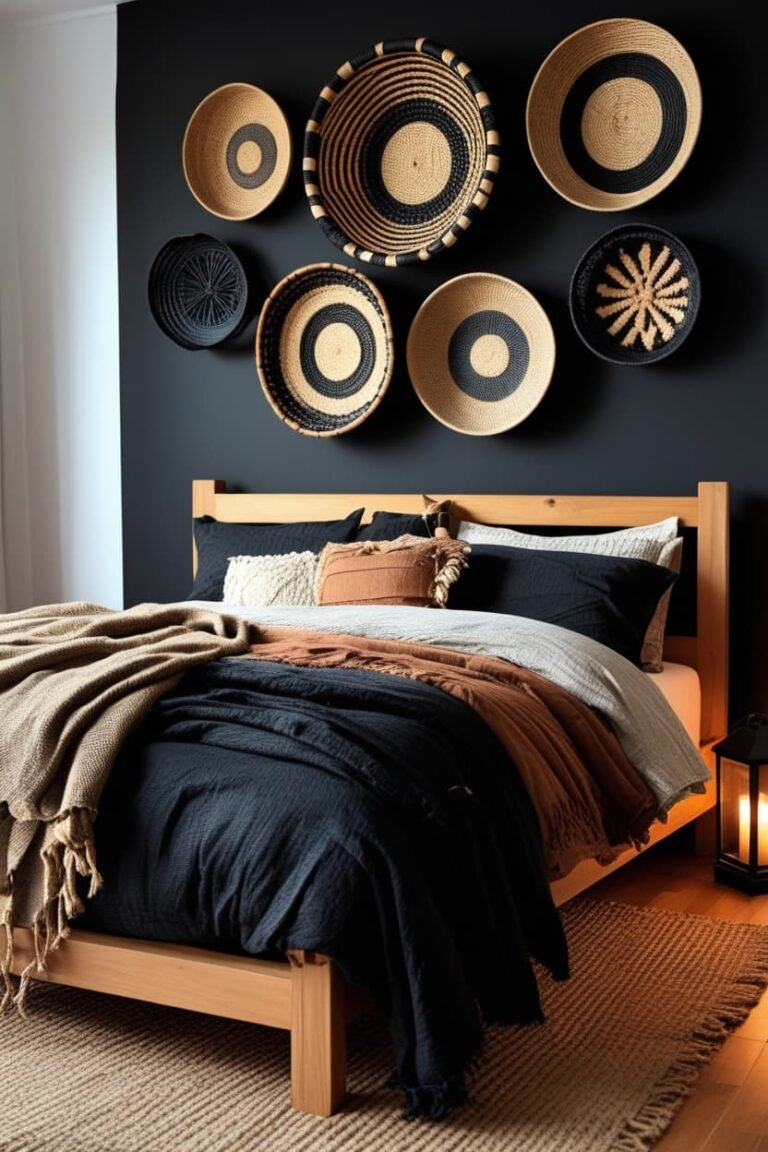 30 Ways to Create a Dreamy Black Boho Bedroom Retreat