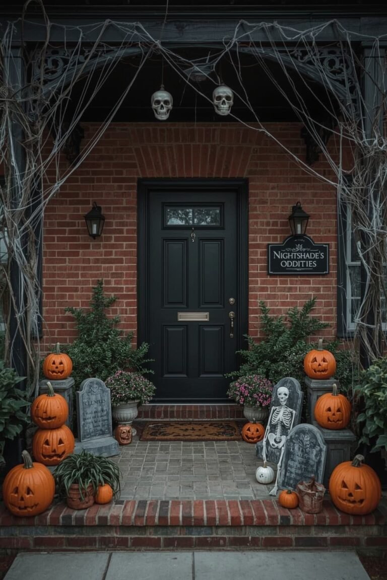 20 Outdoor Halloween Decoration Ideas That Will Haunt Your Home in Style