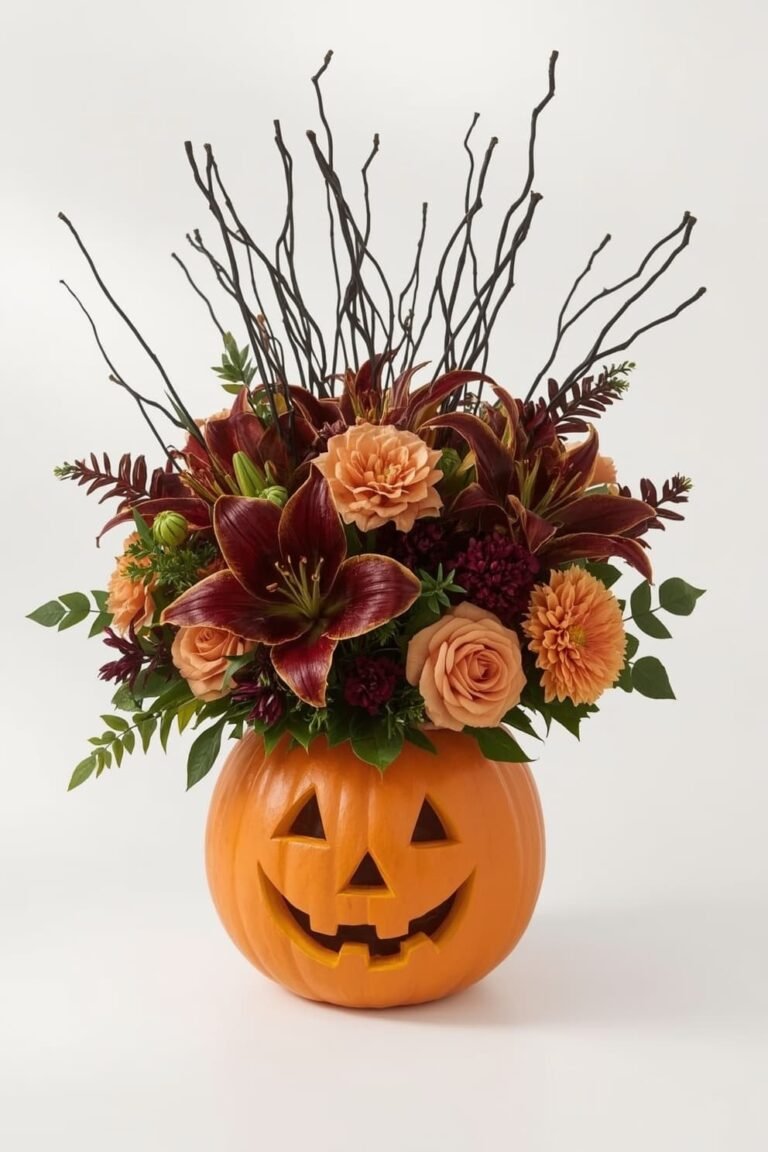 20 Spooky & Stunning Halloween Flower Bouquet Ideas You’ll Absolutely Die For