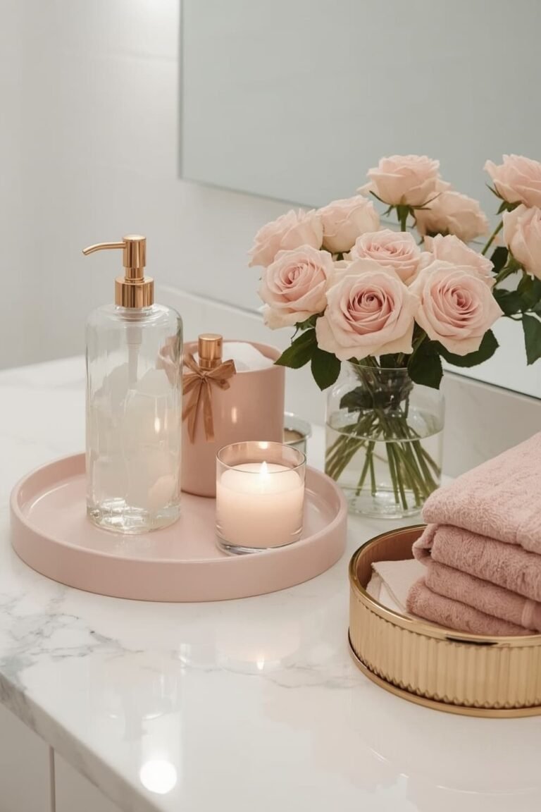 20 Beautiful Bathroom Counter Decor Ideas to Elevate Your Vanity Style
