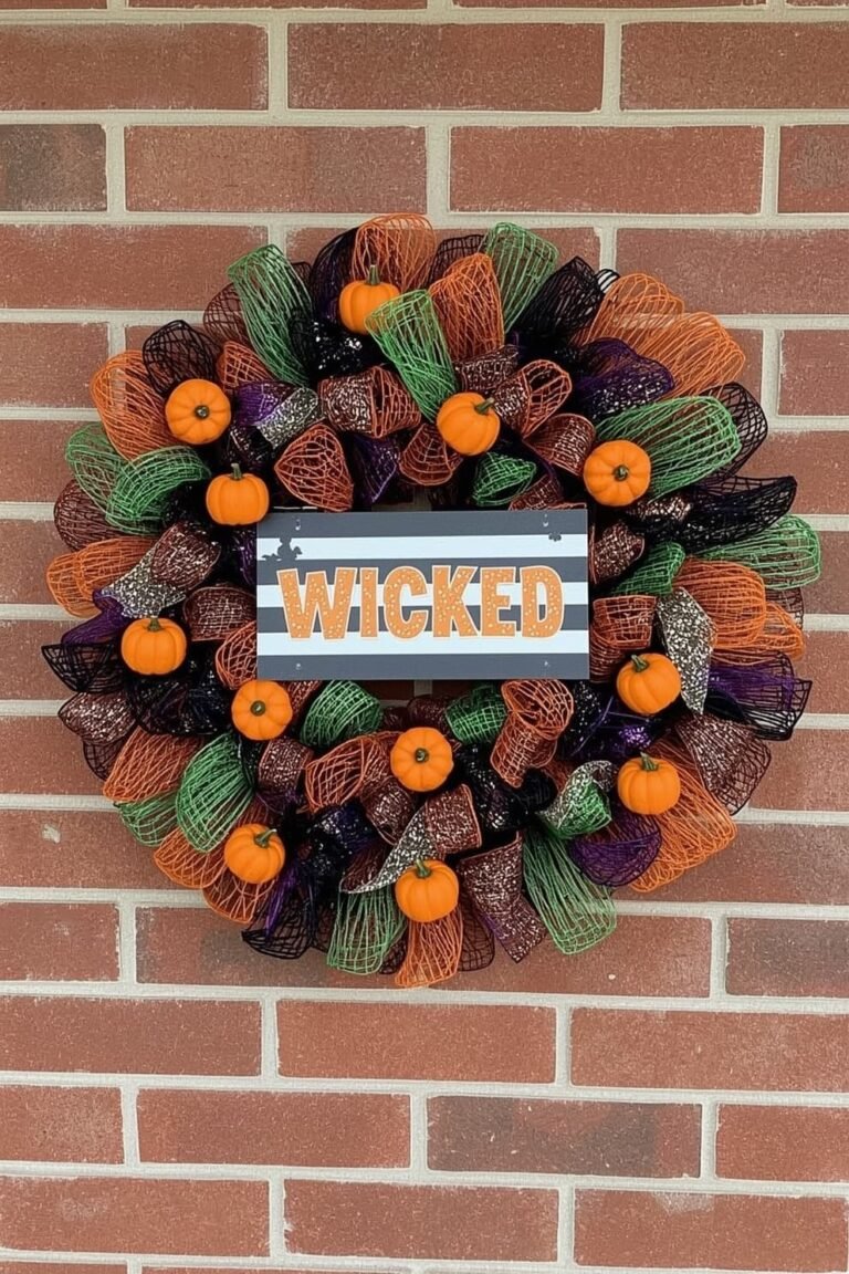 20 Spooky & Stylish Halloween Wreath Ideas to Haunt Your Front Door