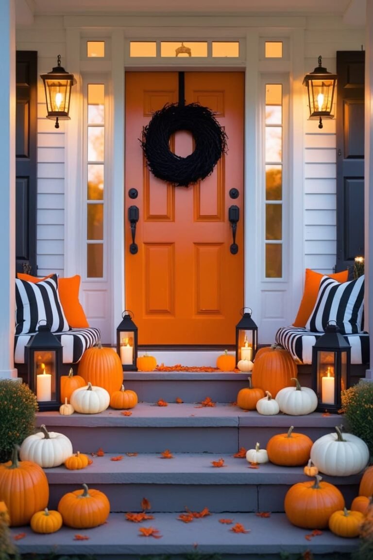 16 Spooky & Stylish Halloween Entryway Decor Ideas to Wow Your Guests