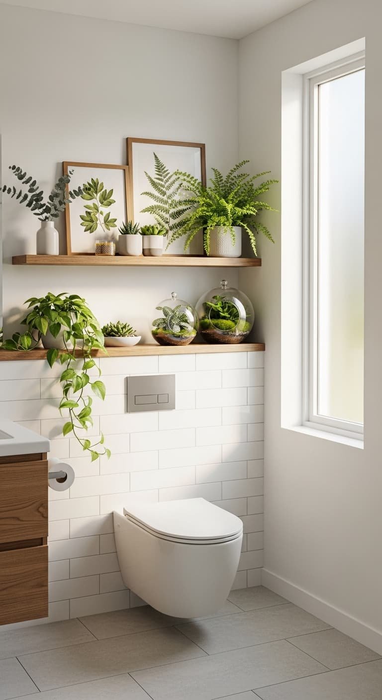 16 Bathroom Decor Above Toilet Ideas to Maximize Space & Style