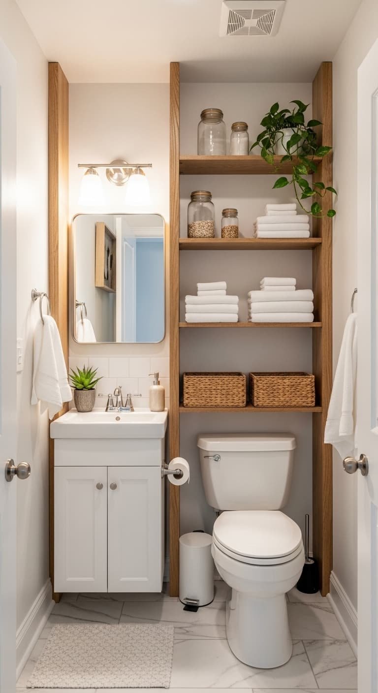 16 Small Bathroom Decor Ideas to Maximize Style & Space