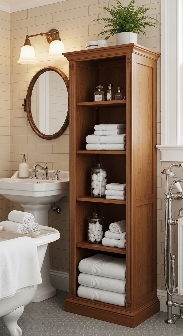 16 Vintage Aesthetic Bathroom Ideas for a Charming & Timeless Look