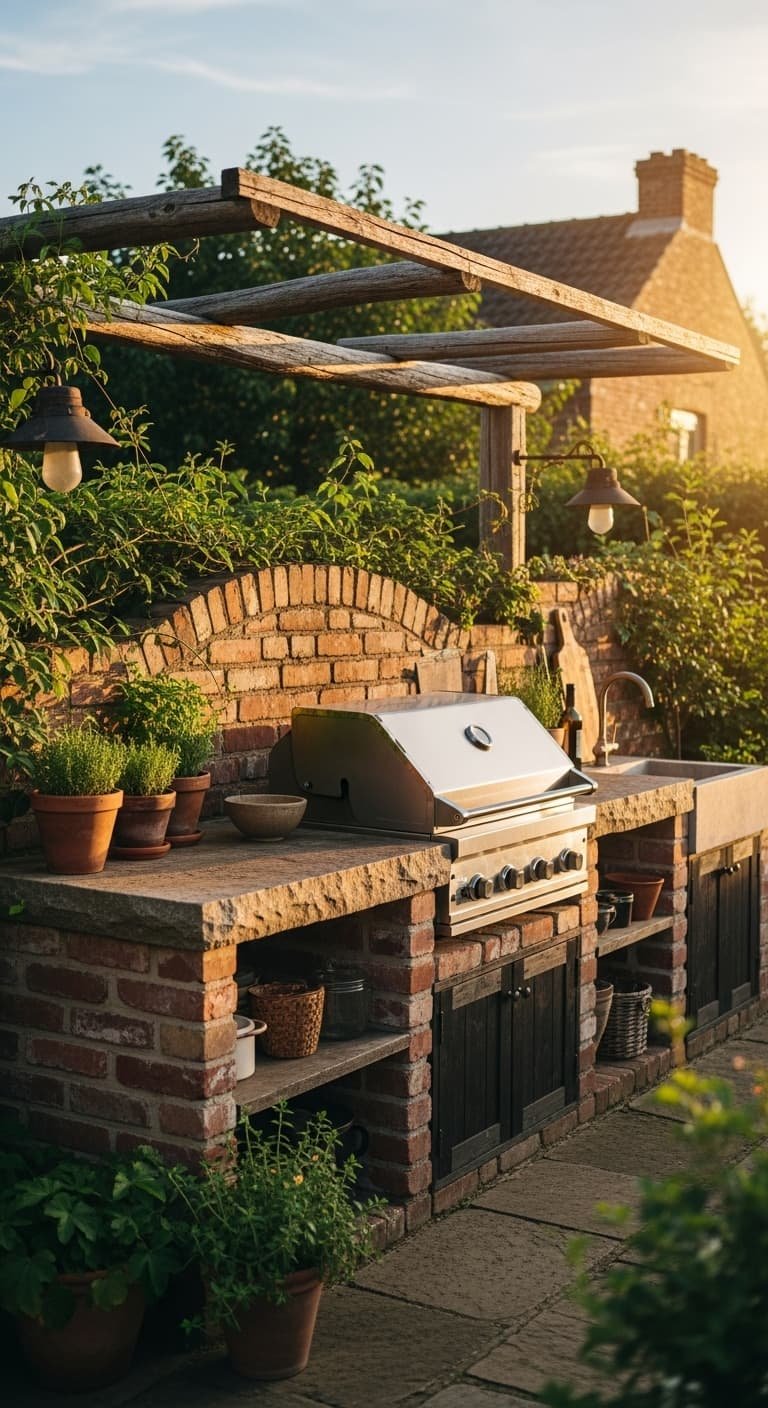 16 Cheap Outdoor Kitchen Ideas: Budget-Friendly Backyard Designs