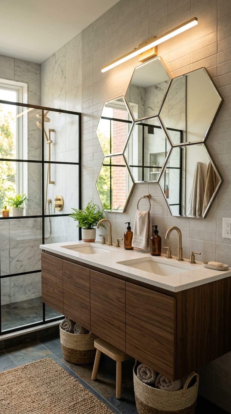 14 Mirror Decor Ideas for Small Bathrooms to Make Your Space Look Bigger & Brighter