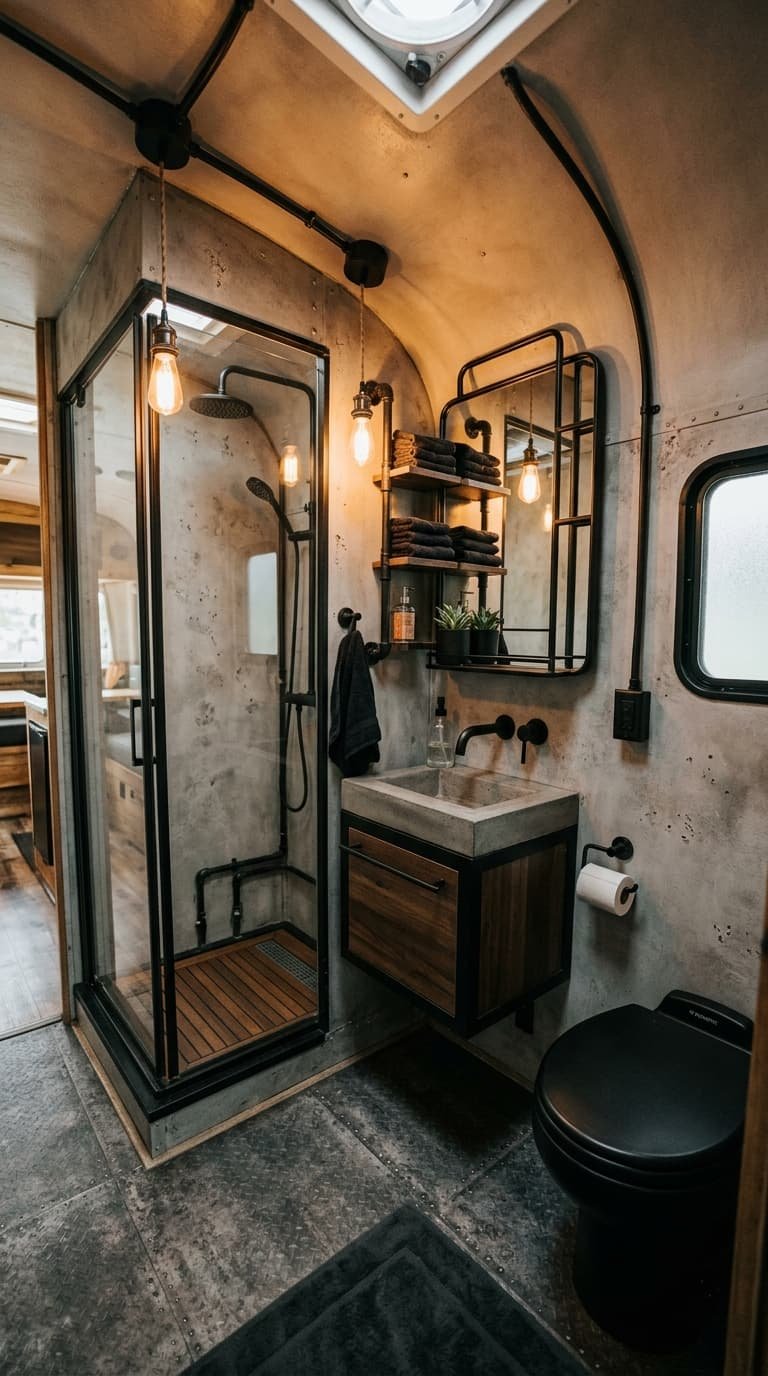 16 Camper Bathroom Ideas for a Stylish & Functional RV Space