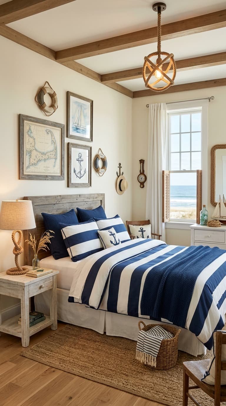 12 Coastal Guest Bedroom Ideas for a Relaxing Beachy Retreat