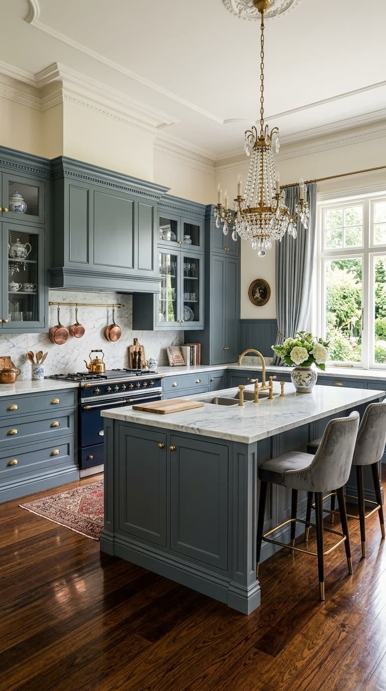 14 Grey Blue Kitchen Ideas for a Modern & Elegant Space