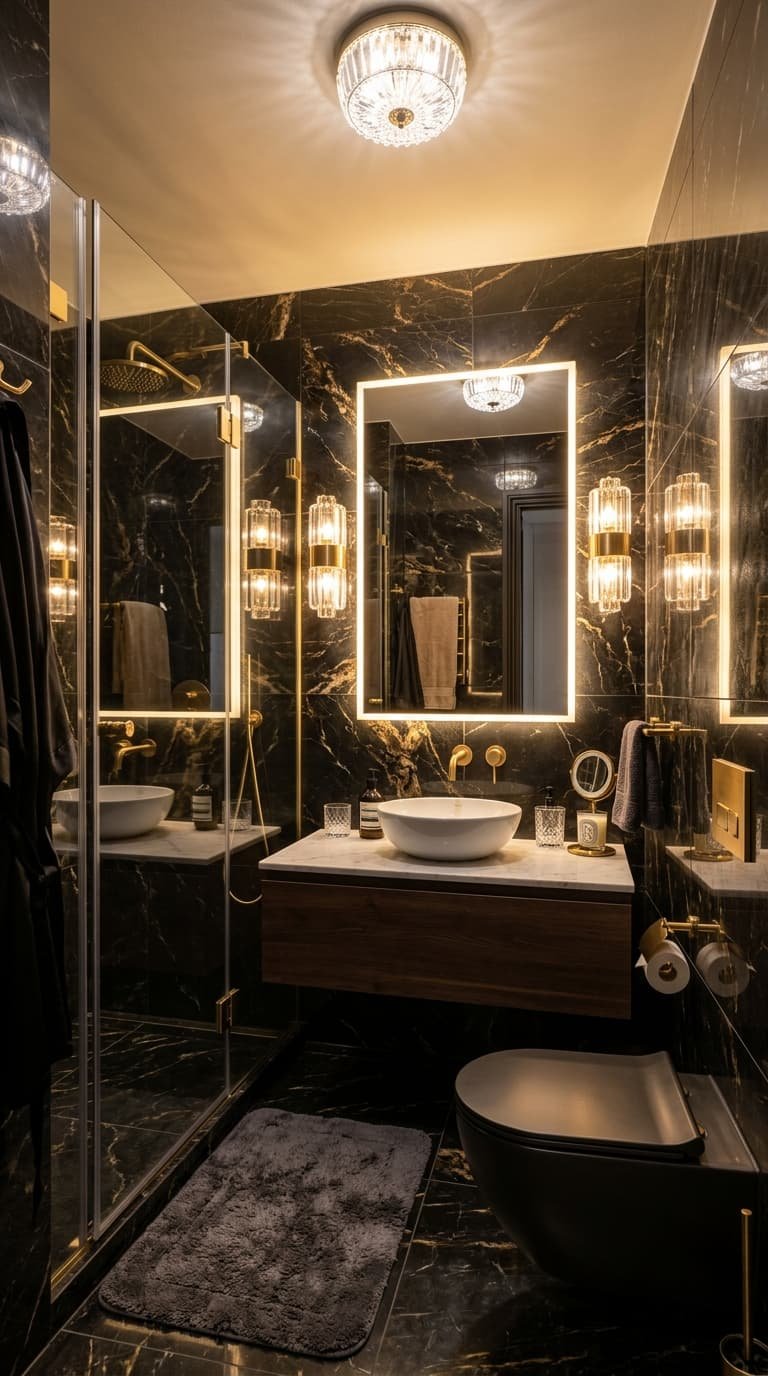 16 Small Dark Bathroom Ideas to Create a Bold and Stylish Space