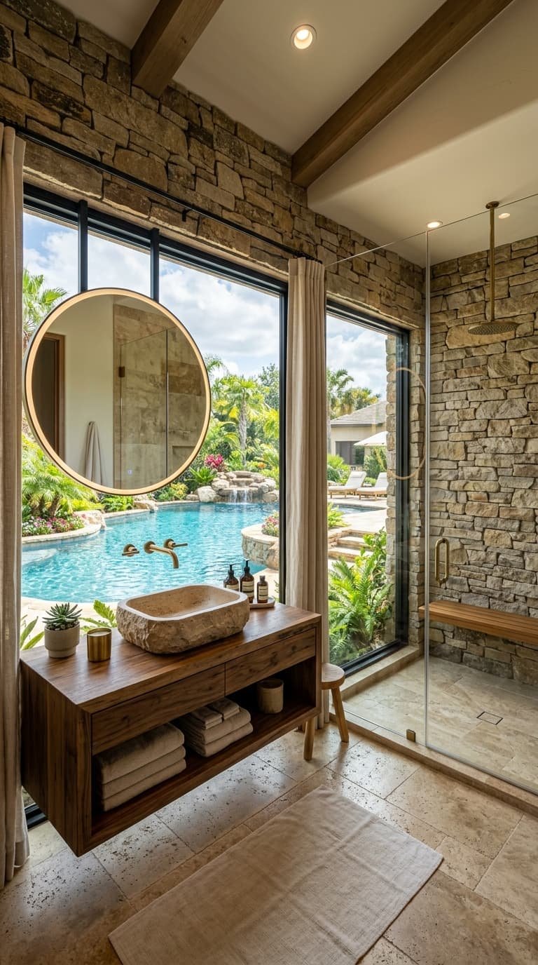16 Pool Bathroom Ideas for a Stylish and Functional Outdoor Oasis