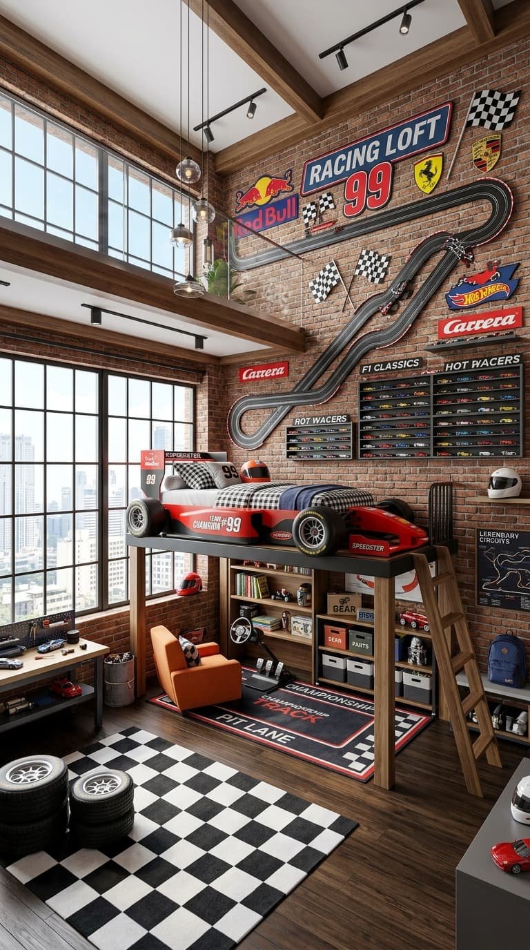 16 Hot Wheels Bedroom Ideas for an Exciting Kids Room