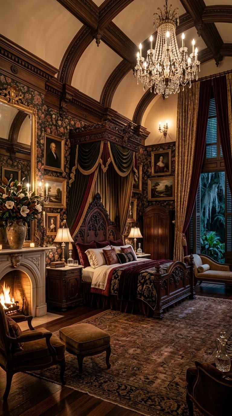 16 Southern Gothic Bedroom Ideas for a Moody, Elegant & Timeless Retreat