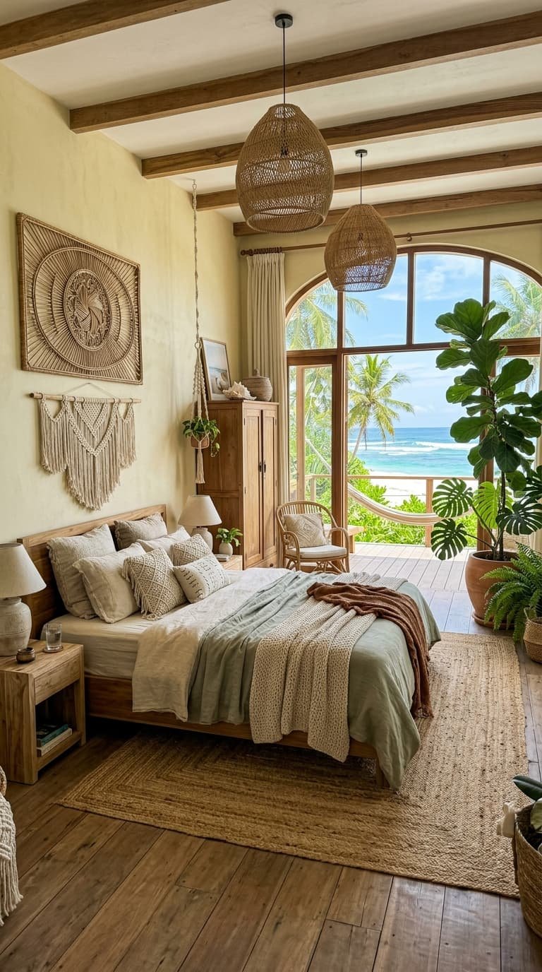 12 Boho Coastal Bedroom Ideas for a Relaxed Beach-Inspired Retreat