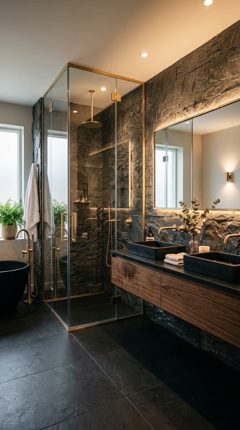 16 Moody Bathroom Ideas for a Bold and Luxurious Retreat